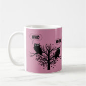 Wer Grammar Owls English Style Spaß Kaffeetasse (Links)
