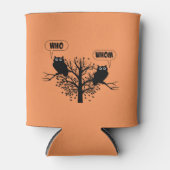 Wer Grammar Spaß Owls Dosenkühler (Vorderseite)