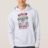 Wer gut sein muss - sonnige Weihnachten Hoodie (Vorderseite)