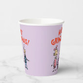 Wer hält Händchen Frohe Grinchmas Pappbecher (Links)