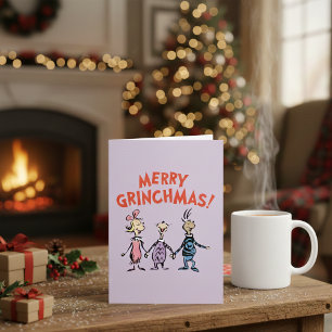 Wer hält Händchen Fröhliche Grinchmas Karte