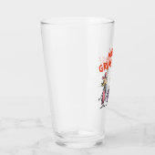 Wer Händchen hält, frohe Grinchmas Glas (Rechts)