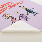 Wer Händchen hält, frohe Grinchmas Sherpadecke (3/4)