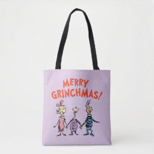 Wer Händchen hält, frohe Grinchmas Tasche