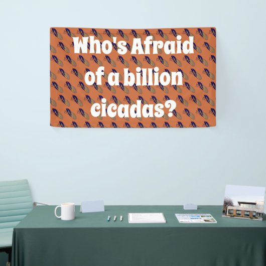 Wer hat Angst vor einer Milliarde Kikadas? Banner (Messeveranstaltung)