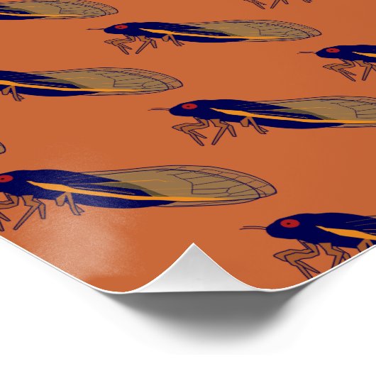 Wer hat Angst vor einer Milliarde Kikadas? Poster (Ecke)