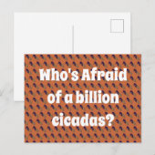 Wer hat Angst vor einer Milliarde Kikadas? Postkarte (Vorne/Hinten)