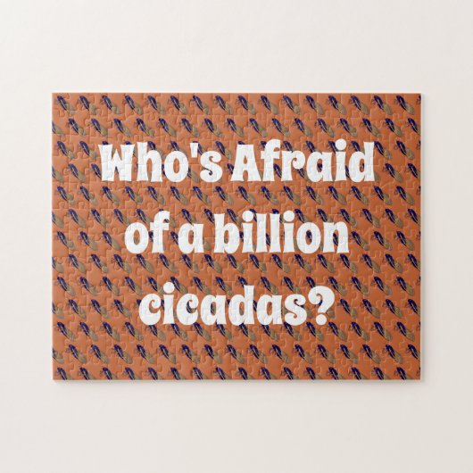 Wer hat Angst vor einer Milliarde Kikadas? Puzzle (Horizontal)