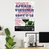 WER HAT ANGST VOR VIRGINIA WOOLF? POSTER (Heimbüro)