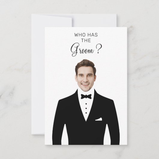 Wer hat das Groom Brautparty Bachelorette? Dankeskarte (Vorderseite)