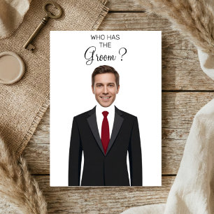 Wer hat das Groom Scratch Off Game Brautdusche T Dankeskarte