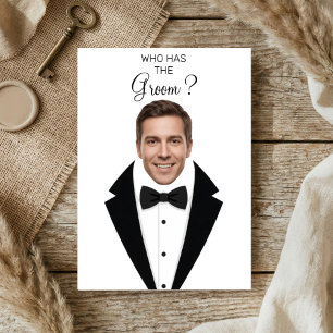 Wer hat das Groom Scratch Off Game Brautparty T Dankeskarte