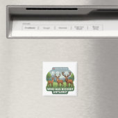 Wer hat das größte Geweih? Rothirsch Österreich Ti Magnet (In Situ (Geschirrspüler))