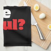 Wer hat das Soul gestohlen? Geschirrtuch (Viertel Falte)