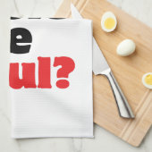 Wer hat das Soul gestohlen? Küchentuch (Viertel Falte)