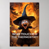 Wer hat das Thermostat angefasst? Poster (Vorne)