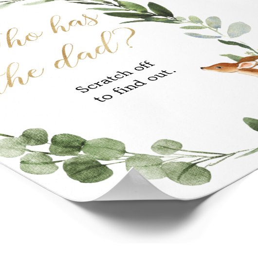 Wer hat das Vati-Spiel Deer grüne Gold Poster (Ecke)