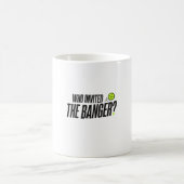 Wer hat den Banger eingeladen? Pickleball-Tasse Kaffeetasse (Mittel)