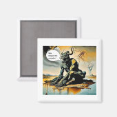 Wer hat den Sekundenkleber fallen lassen Magnet (Vorderseite/Rückseite)