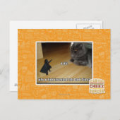 Wer hat die dunkle Seite erfunden? Postkarte (Vorne/Hinten)