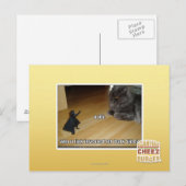 Wer hat die dunkle Seite erfunden? Postkarte (Vorne/Hinten)