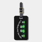 Wer hat die Frösche Gelassen? Gepäckanhänger (Vorderseite vertikal)