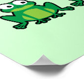 Wer hat die Frösche Gelassen? Poster (Ecke)