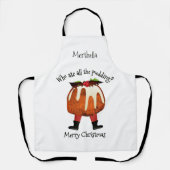 WER HAT DIE GANZE PUDINGFRIST GESCHAFFEN SCHÜRZE (Vorderseite)