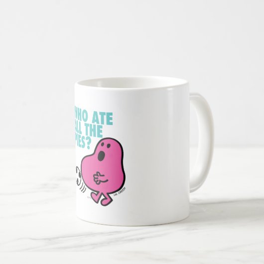 Wer hat die ganzen Pies gegessen? Kaffeetasse (VorderseiteRechts)