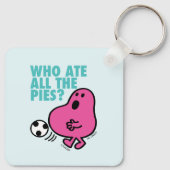 Wer hat die ganzen Pies gegessen? Schlüsselanhänger (Rückseite)