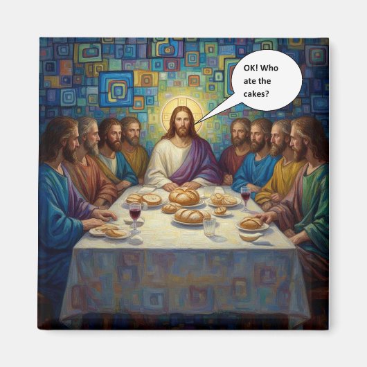 Wer hat die Kuchen gegessen Magnet (Vorne)