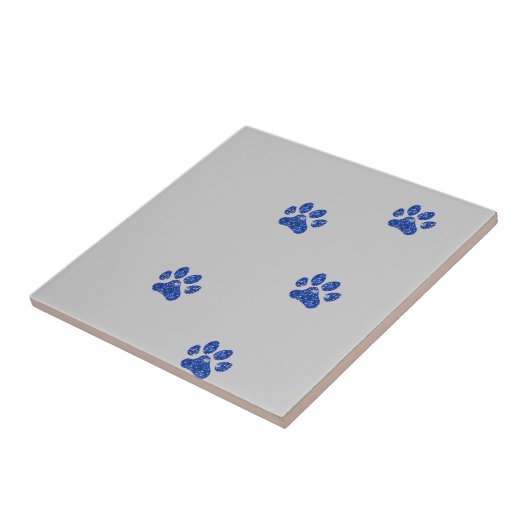 Wer hat die Pfoten links? Fliese (Seite)