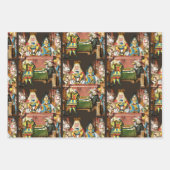 Wer hat die Tarts gestohlen? King Queen Geschenkpapier Set (Vorderseite 3)