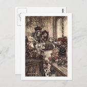 Wer hat die Tarts gestohlen? Postkarte (Vorne/Hinten)