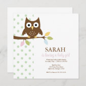 {Wer hat ein Baby?} Einladung (Vorne/Hinten)