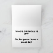 Wer hat Geburtstag? Karte (Innenseite)