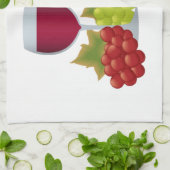 Wer hat Gemüse in die Weinknackerei gesteckt? Küchentuch (Gefaltet)