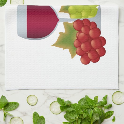 Wer hat Gemüse in die Weinknackerei gesteckt? Küchentuch (Gefaltet)