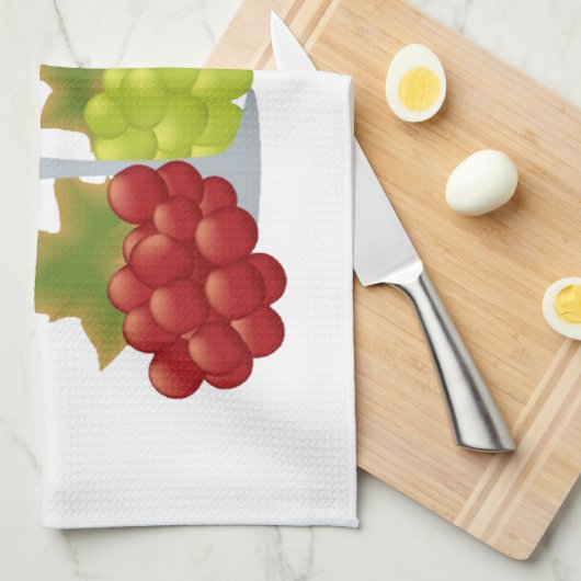 Wer hat Gemüse in die Weinknackerei gesteckt? Küchentuch (Viertel Falte)