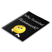 Wer hat Hausaufgaben erfunden? Notizbuch Notizblock (Linke Seite)