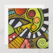 WER HAT MEIN TOMATO MIT EINER KUBISTISCHEN KNIFE G EINLADUNG (Vorne/Hinten)