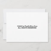 WER HAT MEIN TOMATO MIT EINER KUBISTISCHEN KNIFE G EINLADUNG (Rückseite)