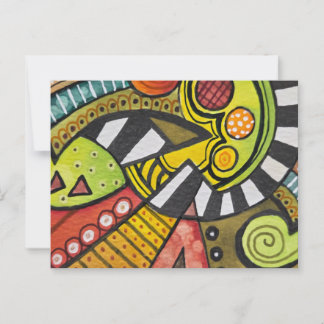 WER HAT MEIN TOMATO MIT EINER KUBISTISCHEN KNIFE G POSTKARTE