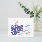 Wer hat meinen Käse bewegt? Postkarte (Stehend Vorderseite)