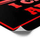 Wer hat mich erwachsen Gelassen? Funny Poster Sign (Ecke)