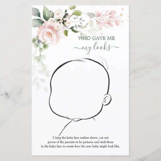 Wer hat mir mein Aussehen gegeben als ich ein Baby (Vorderseite)