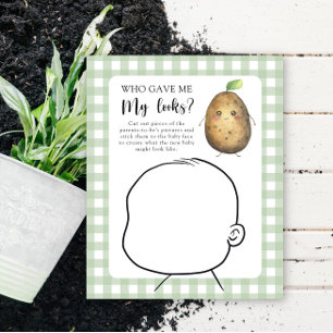 Wer hat mir mein Aussehen gegeben Baby Shower Spie