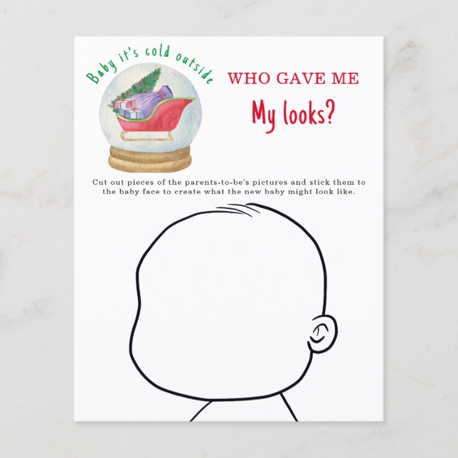 Wer hat mir mein Aussehen gegeben? - Schlitten des (Vorderseite)