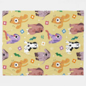 Wer hat uns gelassen? 60x80 Fleece-Blanket Fleecedecke (Vorderseite (Horizontal))