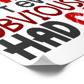 Wer Hautkrebs gesagt hat Poster (Ecke)